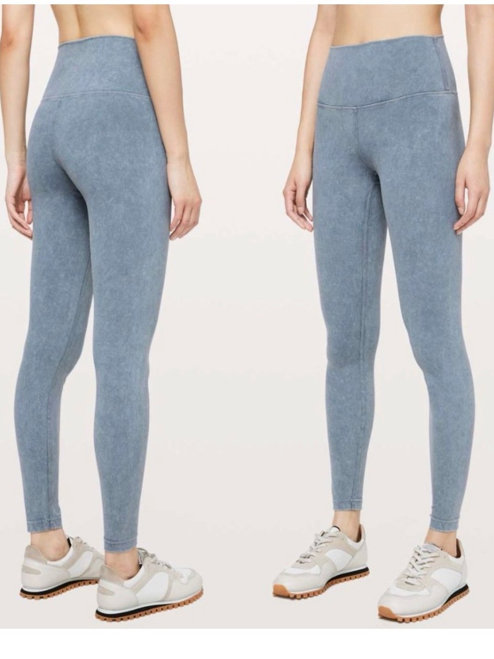 Lululemon 6 Wunder Under High-Rise Tight 28" Full-On Luxtreme Washed Moon Blue